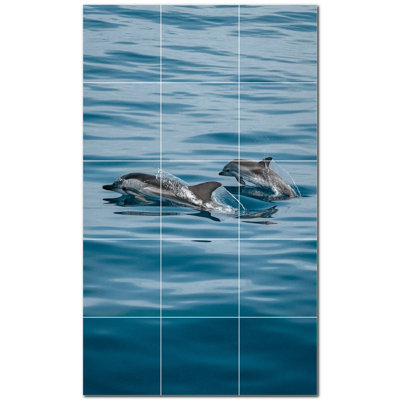 Murale décorative en céramique 4,25 po x 4,25 po