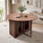 Round Drop Leaf Folding Dining Table