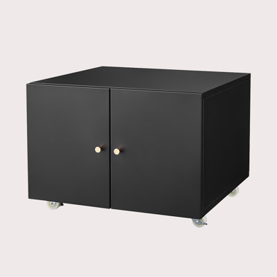 Spofford Steel Mobile Pedestal Printer Stand - Office Furniture Copier Cabinet by Inbox Zero