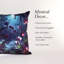 Coussin décoratif 20 po x 20 po Fantasy Orchids