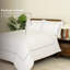 MHG Living Duvet Cover Set Mayfair Grey Baratta Stitch Design Cotton Bedding - Includes 2 Pillowcases-122257770
