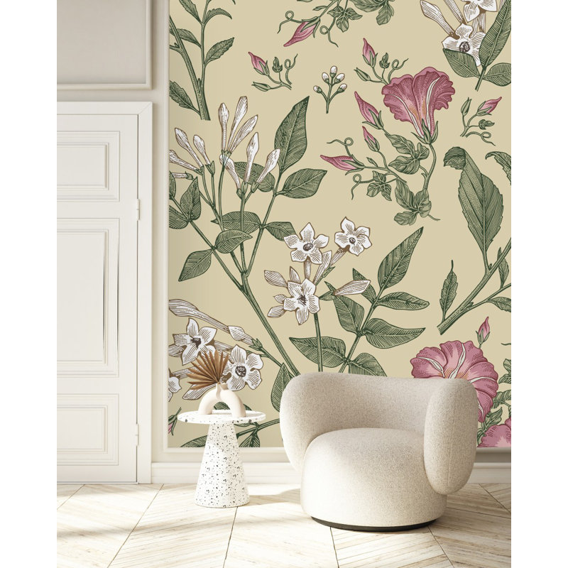 Peel & Stick Wall Mural, 10.42' W x 10.42' L