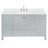 Cambridge 60.25'' Single Bathroom Vanity with Carrara Quartz Top-506326638