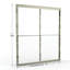Porte de douche à encadrement de luxe l 57 "x H 71,5"-57433229-47823691