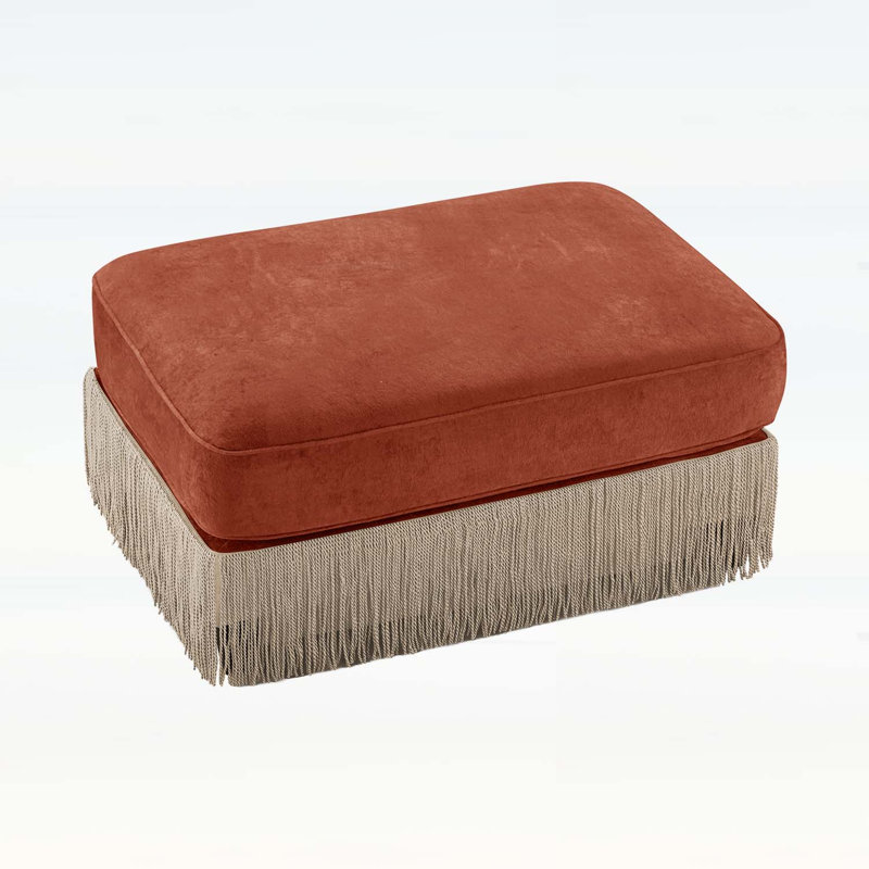 Repose-pieds repose-pieds seulement, Rouge et brun