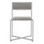 Chaise d'appoint rembourrée en métal Walsh-23706765
