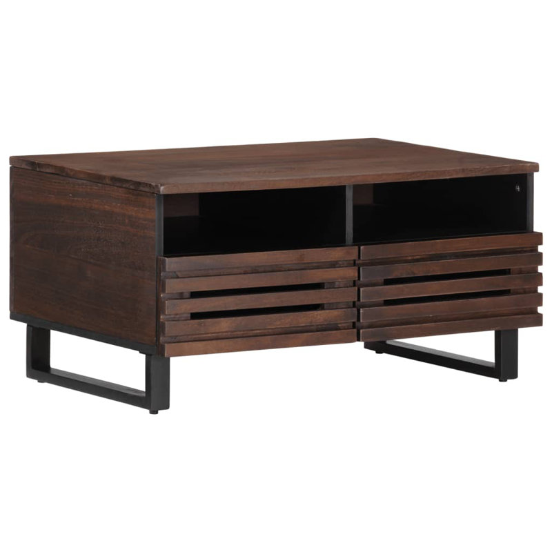 Akiem Coffee Table with Storage, Brown