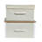 Artisan Stacking Storage Boxes with Laminate Top, Coastal Oak-203154990