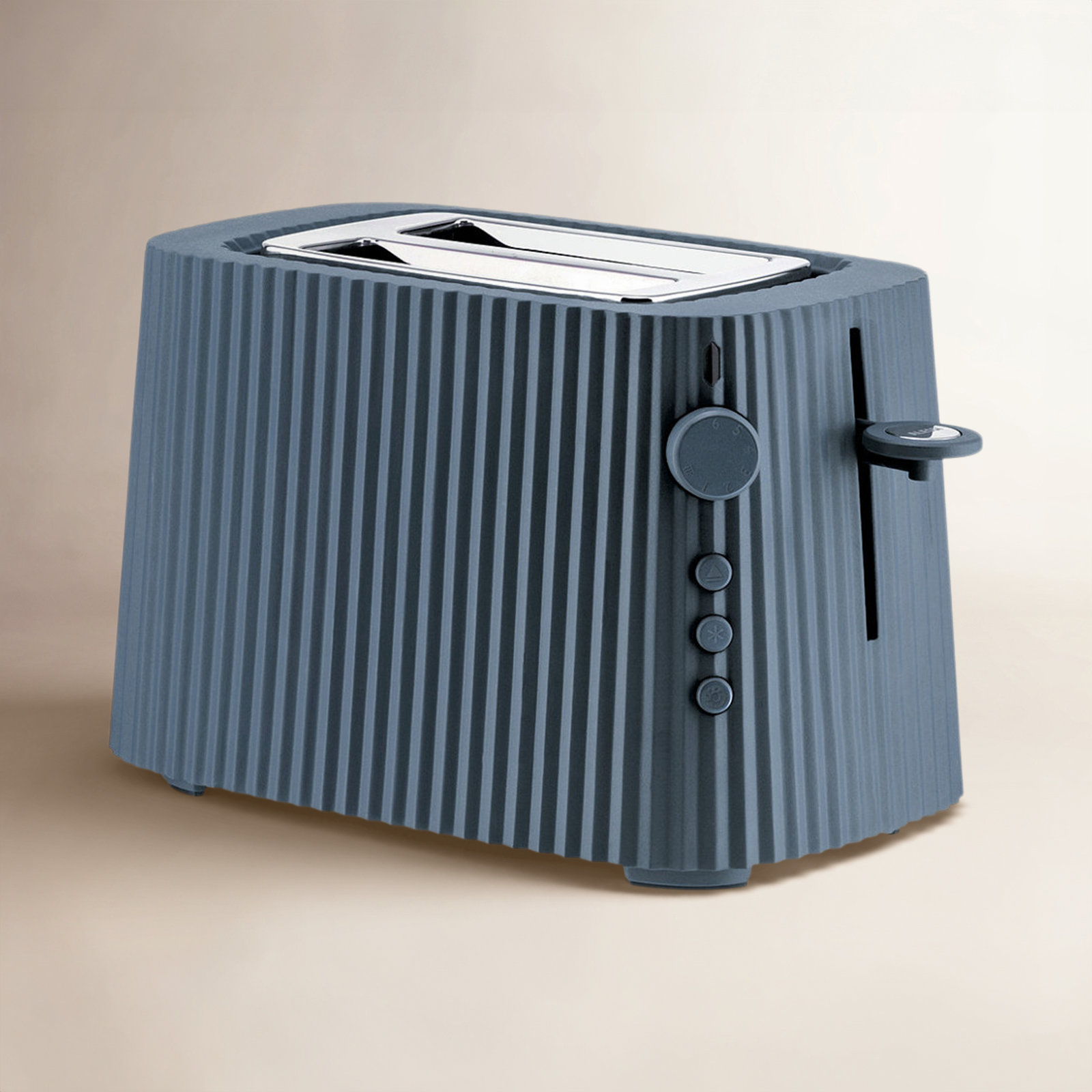 Plissé 2-Slice Toaster, Gray