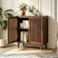 Buffet avec rangement en noyer 31,5 po