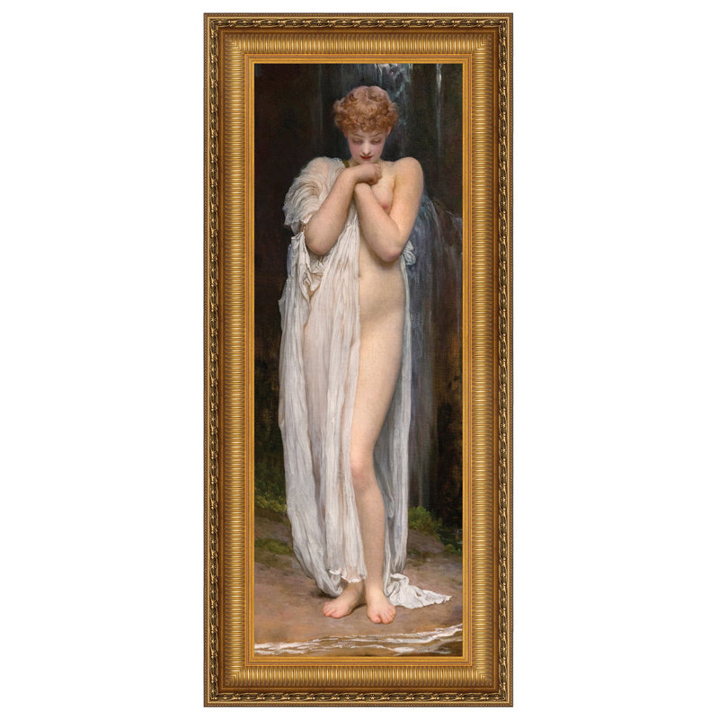 "Crenaia The Nymph Of The Dargle" par Frederic Leighton sur toile, H 68,25 po x l 29,25 po
