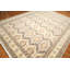 Tapis beige/gris en laine Gorbold