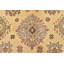 Tapis oriental en laine noué à la main beige Nabeel