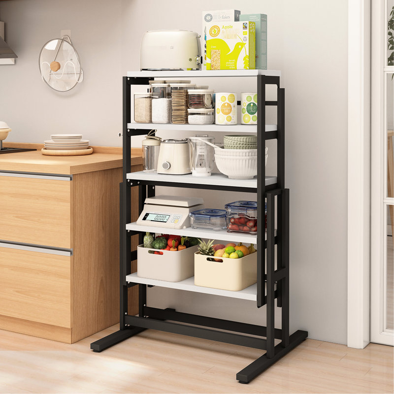 Table convertible multifonctionnelle en bois massif, tablette pour la maison, tablette à finition blanche, Home Allure,