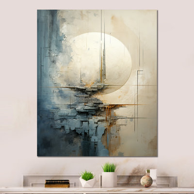 "Minimalisme lune fantaisiste collage" sur