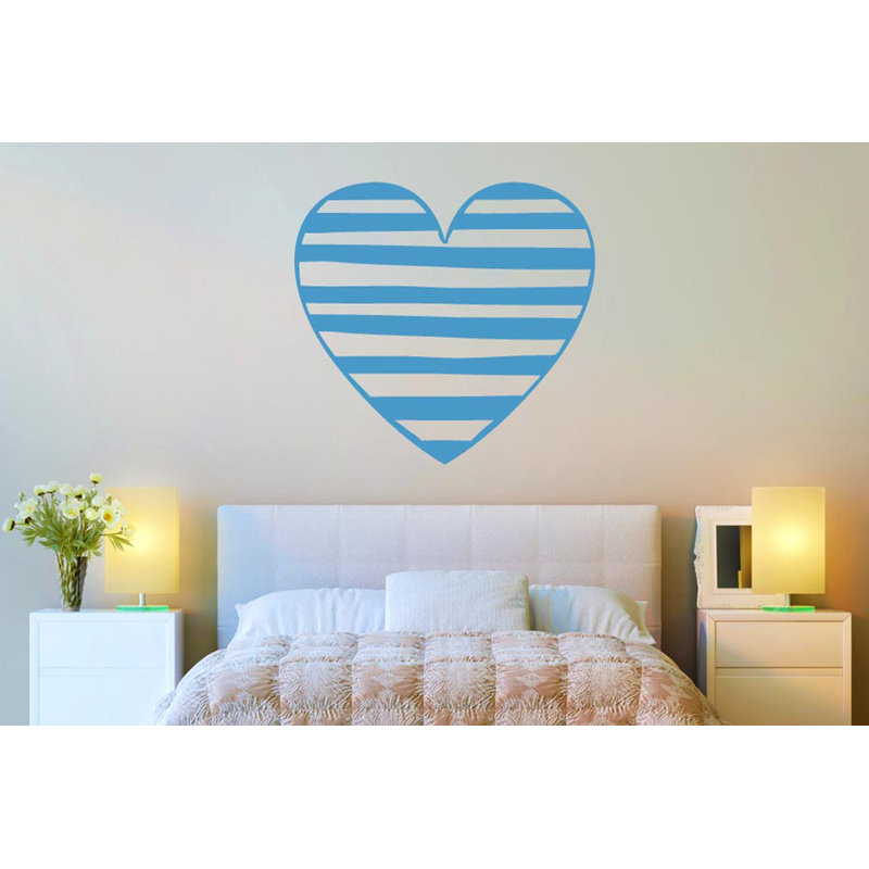 Abstract Non-Wall Damaging Wall Decal, Blue
