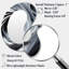 Erlingur gris en spirale abstraction - miroir asymétrique spirales abstraites, miroir mural décoratif de forme unique gris, impression d'art en métal-107228302