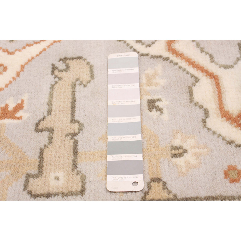 Tapis unique gris clair de 4 pi x 6 pi Johannesburg
