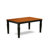 9 Piece Dining Table Set Includes a Rectangle Dining Room Table with Butterfly Leaf and 8 Wooden Seat Chairs, 42x84 Inch, Black & Cherry-22133879-49667139-131410730
