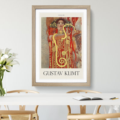Hygeia by Gustav Klimt - Picture Frame Painting