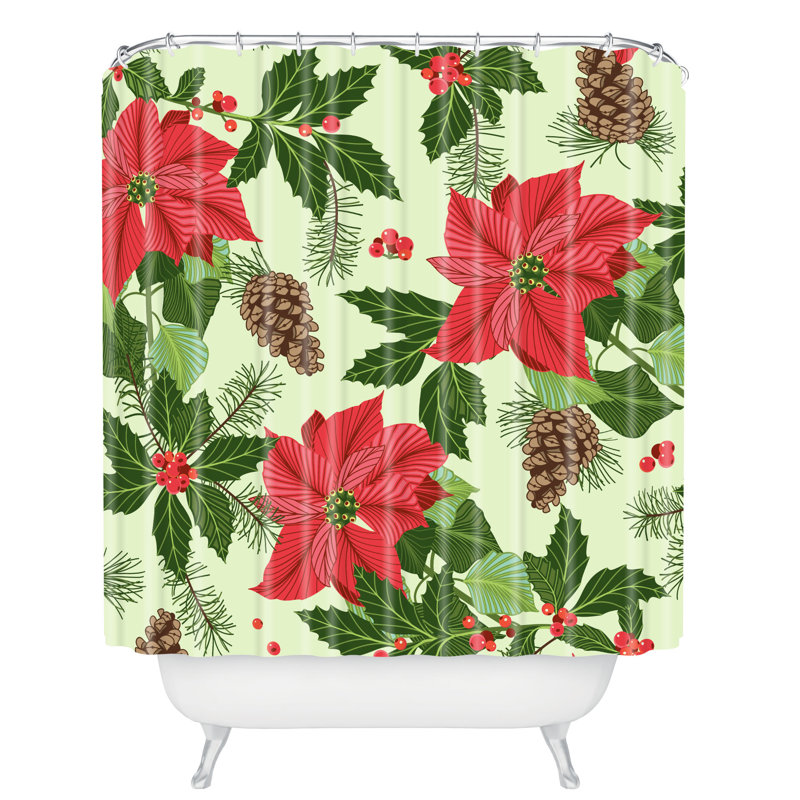 Rideau de douche simple christmas