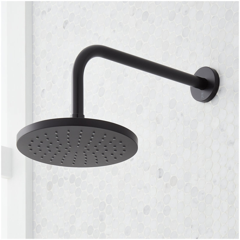 Vassor Pressure Balance Shower System with Hand Shower - Matte Black, Matte Black