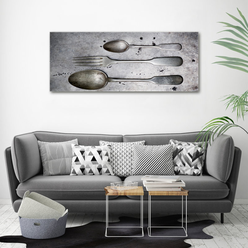 Cutlery - No Frame Print on Canvas