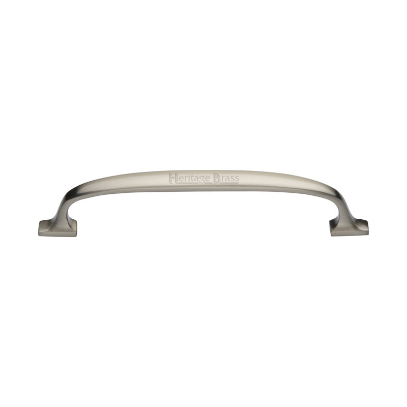 Heritage Brass Heritage Cabinet Pull Durham Design, Satin Nickel, 16cm L x 1.75cm W
