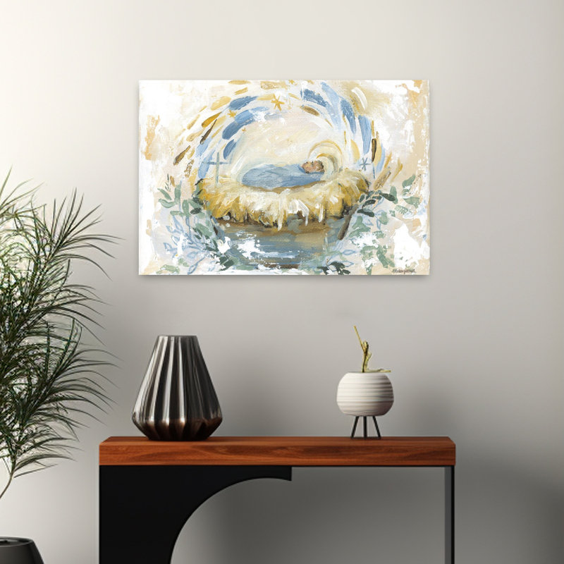«Louange lui», art contemporain abstrait, H 16 po x l 24 po
