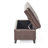 50" Long Faux Leather Upholstered Storage - Hand- Bench With Cover Finish-994915982