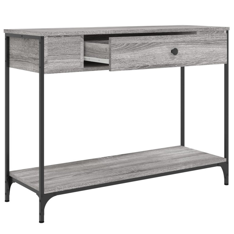 Console Table, 75cm H x 100cm W x 34.5cm D, Grey Sonoma