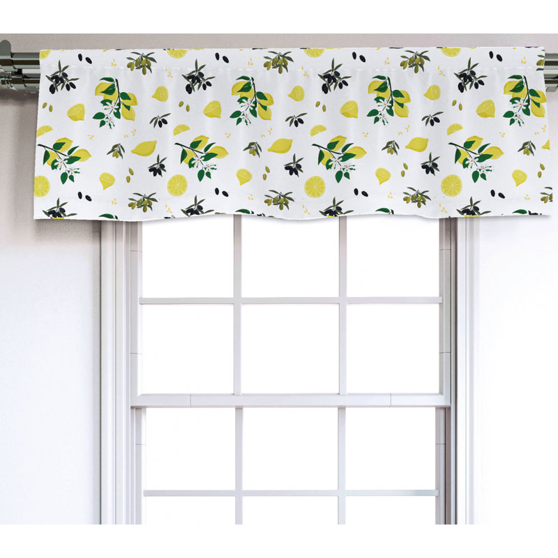 Sateen Ruffled Window Valance