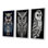 «White Owl Magic», 3 pièces sur toile