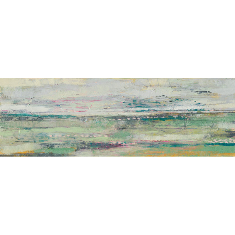Soft Scape IV - Wrapped Canvas Painting, 25 cm H x 76 cm W x 3.81 cm D
