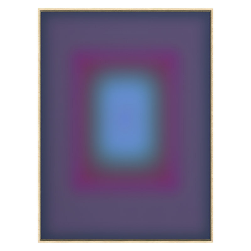 Blur 2 Print by Renee Stramel, 45" H x 34" W x 1.88" D, Maple Framed