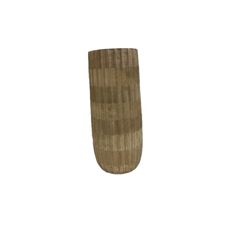 Vase en bois de manguier Garabet Sun