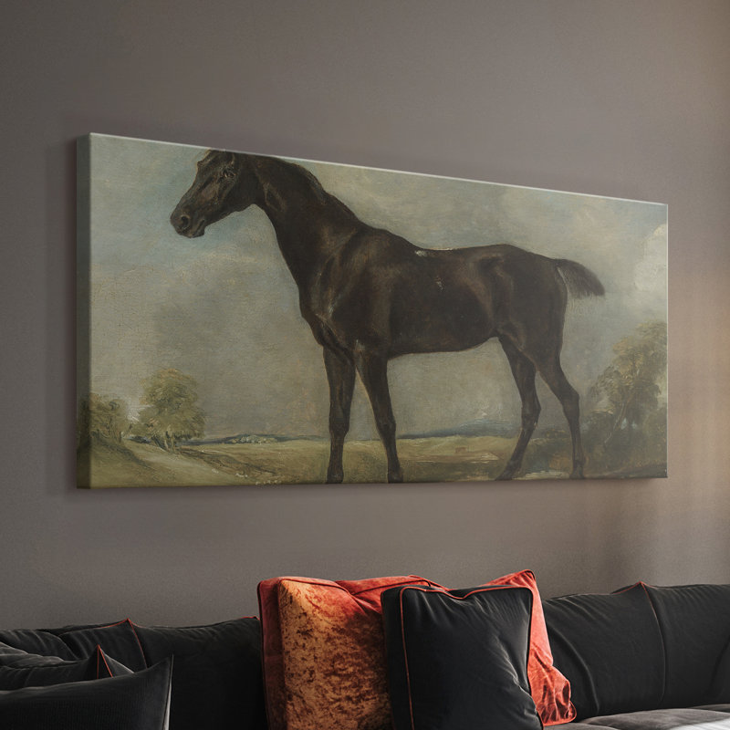 Vintage Animal Series-LII- Gallery Wrapped Canvas -Ready to Hang, 16" H x 32" W
