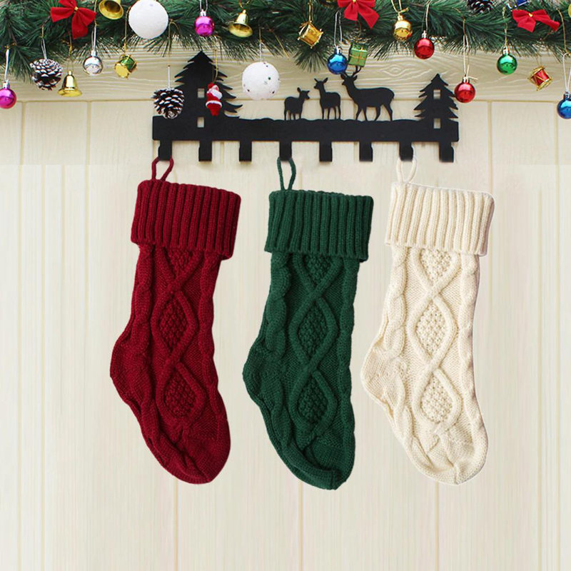 Chaussette de Noël tricotée