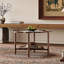 Table basse avec tablette