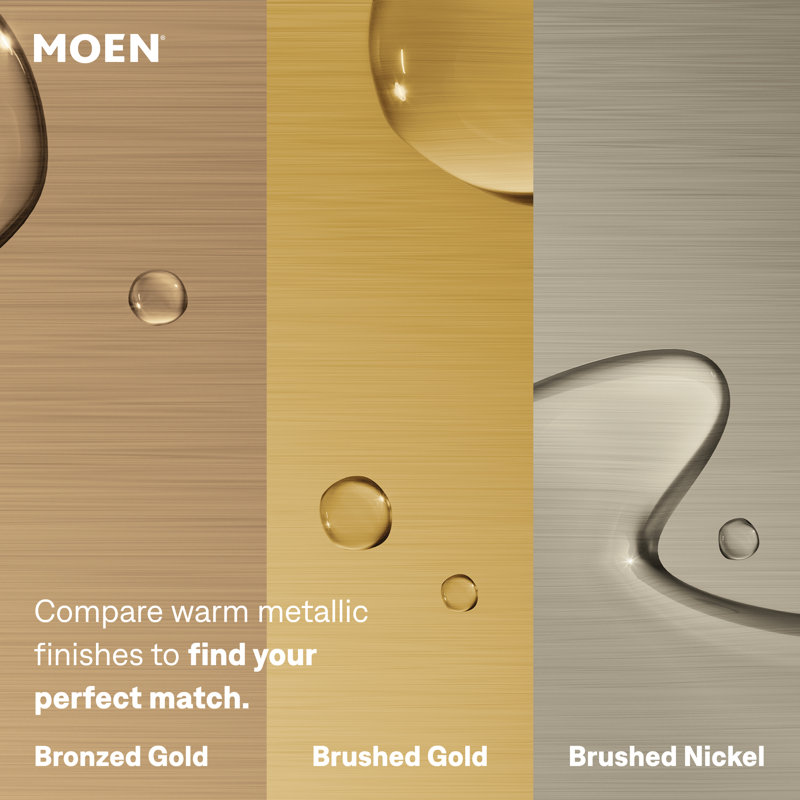 Moen Nolia Single Handle Pre-Rinse Spring Pulldown Kitchen Faucet, Bronzed Gold 