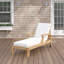 Marina Teak Chaise Lounge with Cushion-1059874824