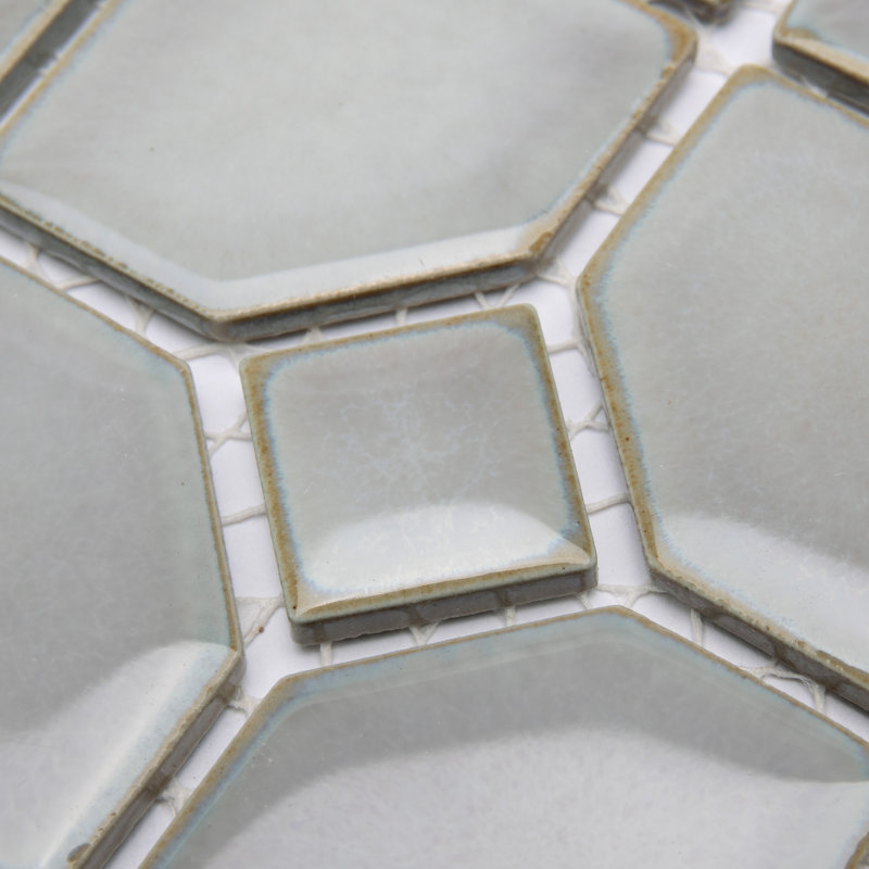 Hudson Oxford 11-3 / 8 po X 11 3/8 po Carreau de mosaïque en porcelaine