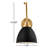 Steel Armed Sconce-73896047-73896048