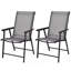 Chaise de jardin pliante en acier