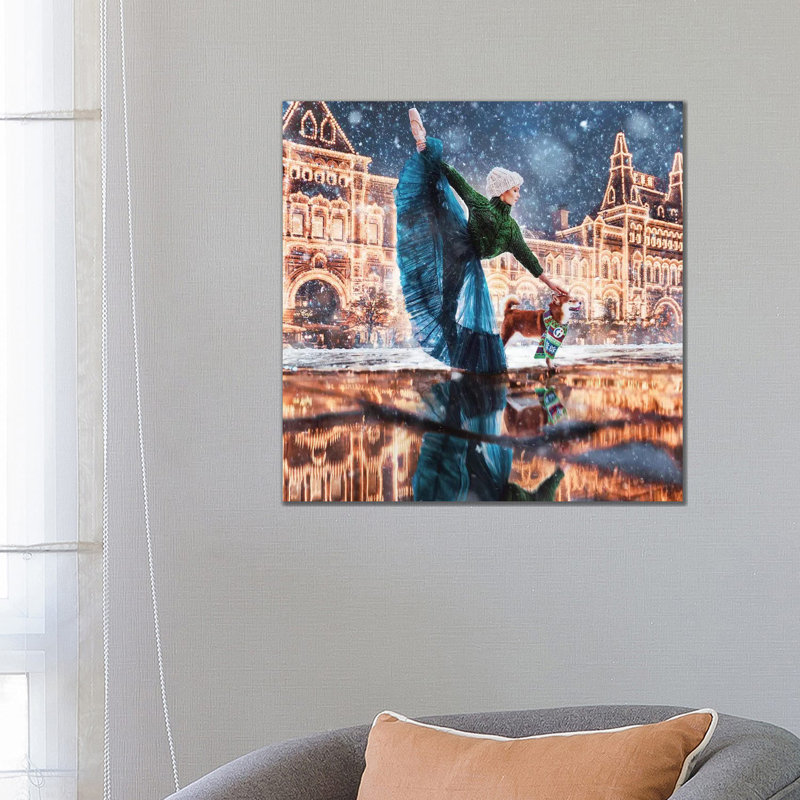 « Moscow Winter » par Hobopeeba-impression, Pas de tapis, Toile tendue, H 26 po x l 26 po x P 1,5 po