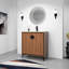 Meuble-lavabo sur pied 30 po, 2 portes, meuble-lavabo autoportant en bois d'ingénierie avec lavabo