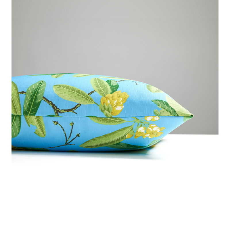 Rhododendron Square Indoor/Outdoor Pillow Cover & Insert, Carolina