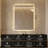 36" x 28"Frameless Rounded Rectangle LED Backlit Bathroom Mirror with Anti-Fog, 3-Color Dimmable Light and Touch Control-2098164