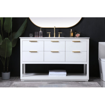Ensemble de meuble-lavabo simple 54 po Radnor