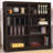 Backacre Double Wide Wood Bookcase, 8 Bookshelf,  48 inch Tall Storage and Display Bookshelf for Home Office and Living Room-16394637-123131066